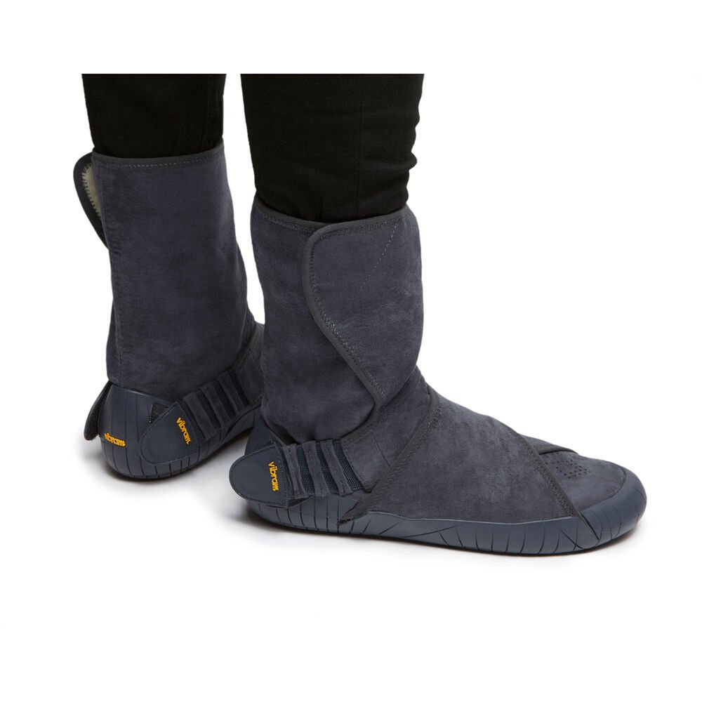 Vibram Furoshiki Mens Eastern Traveler Mid - Boots Grey - ZRH518904